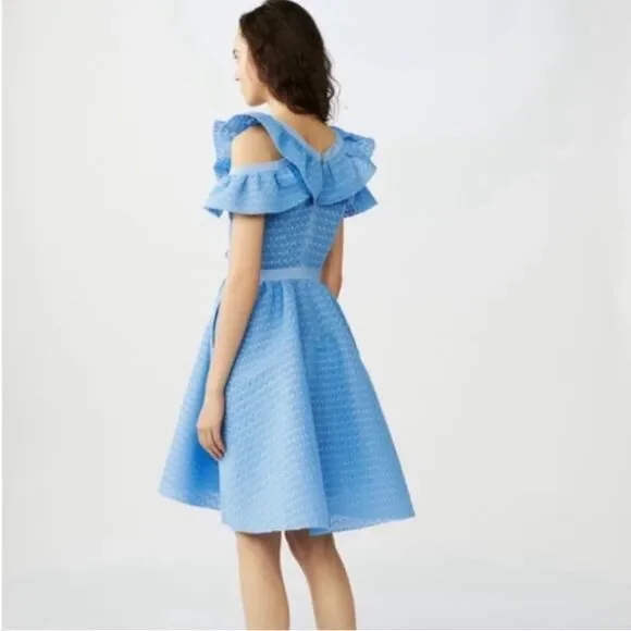 maje blue lace dress Maje Navy Velvet Floral Lace Dress